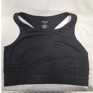 Torrid Active Black Racerback Sports Bra Plus Size 1 Workout Gym